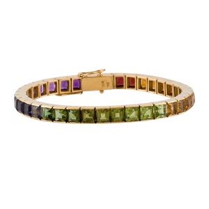 18k Multistone Bracelet